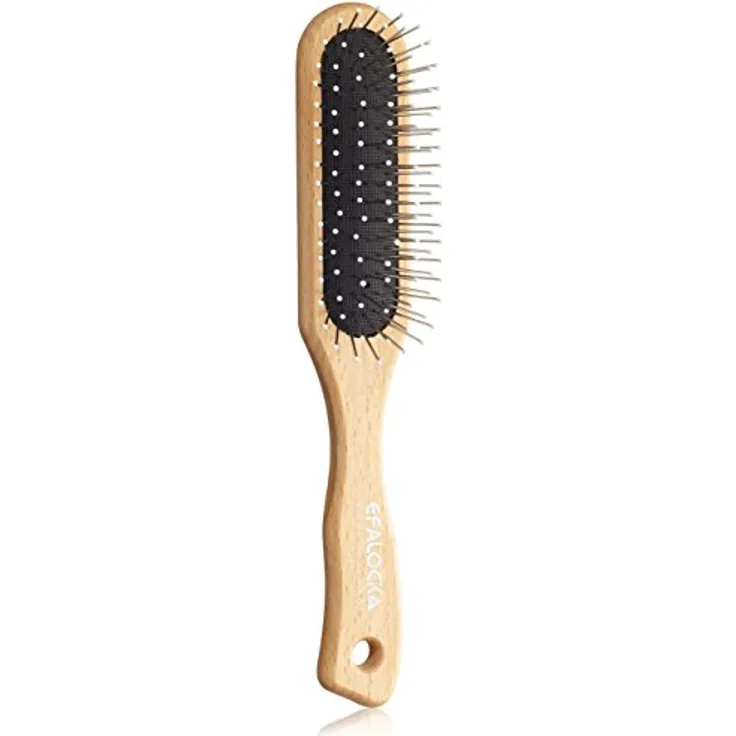 Efalock Professional Drahtmassagebürste schmal 7-reihig, 1er Pack, (1x 1 Stück)