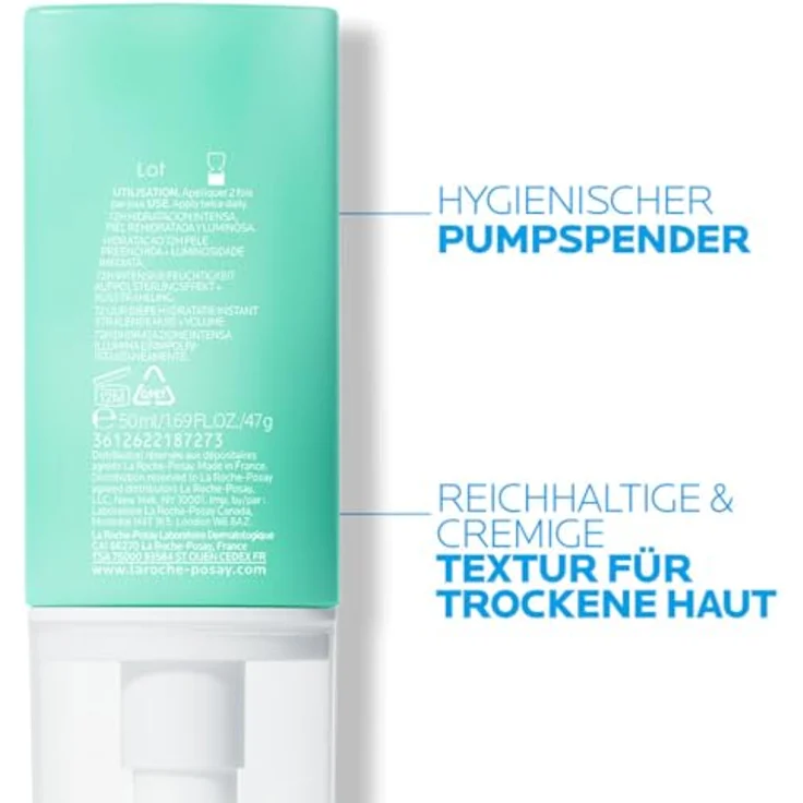La Roche-Posay Hydraphase HA Light Leichte Feuchtigkeitscreme 50 ml für Frauen – Bild 4