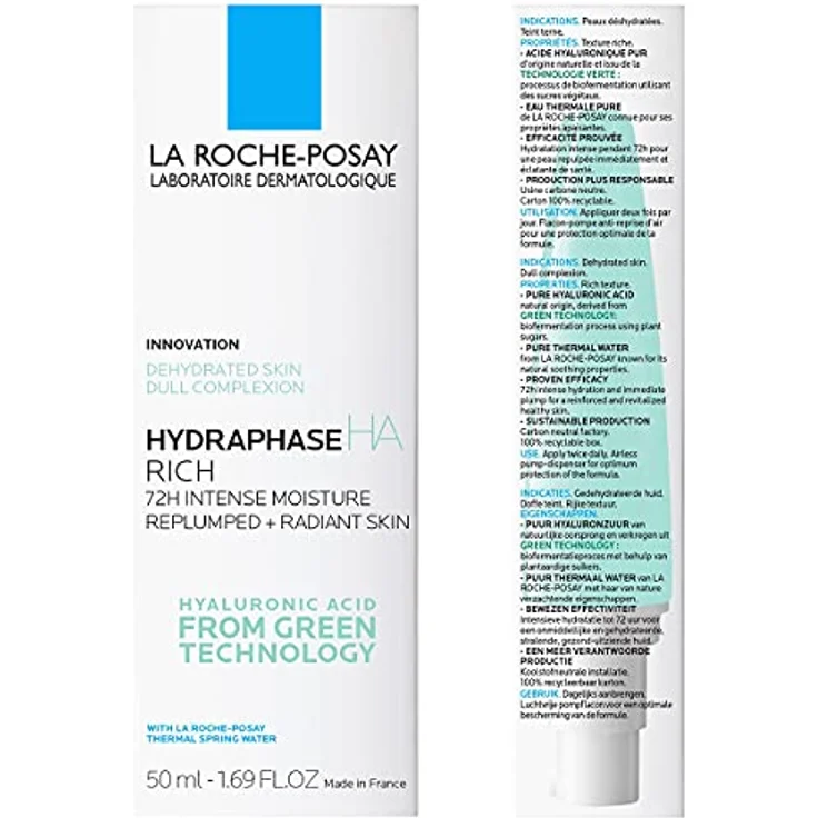 La Roche-Posay Hydraphase HA Rich Feuchtigkeitsspendende und revitalisierende Gesichtscreme 50 ml für Frauen – Bild 9