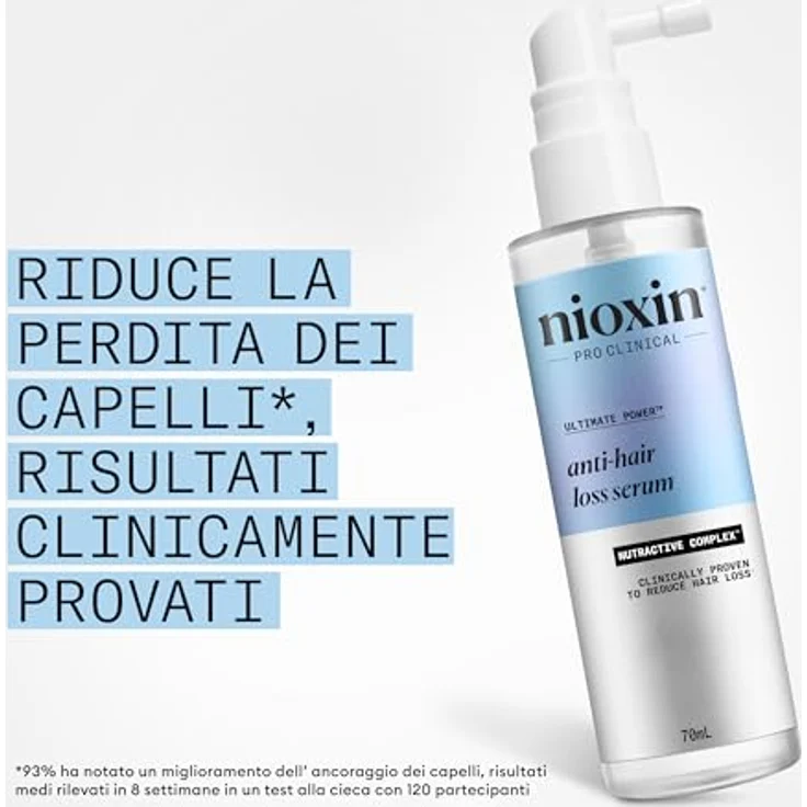 NIOXIN Behandlung der Kopfhaut gegen Haarausfall, Serum für schwaches Haar, mit Koffein und Niacinamid, 70 ml, für Damen und Herren – Bild 3