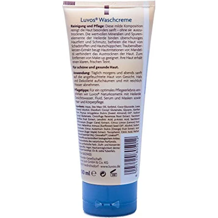 Luvos Waschcreme Traubensilberkerze 100 ml, für Damen und Herren  – Bild 3