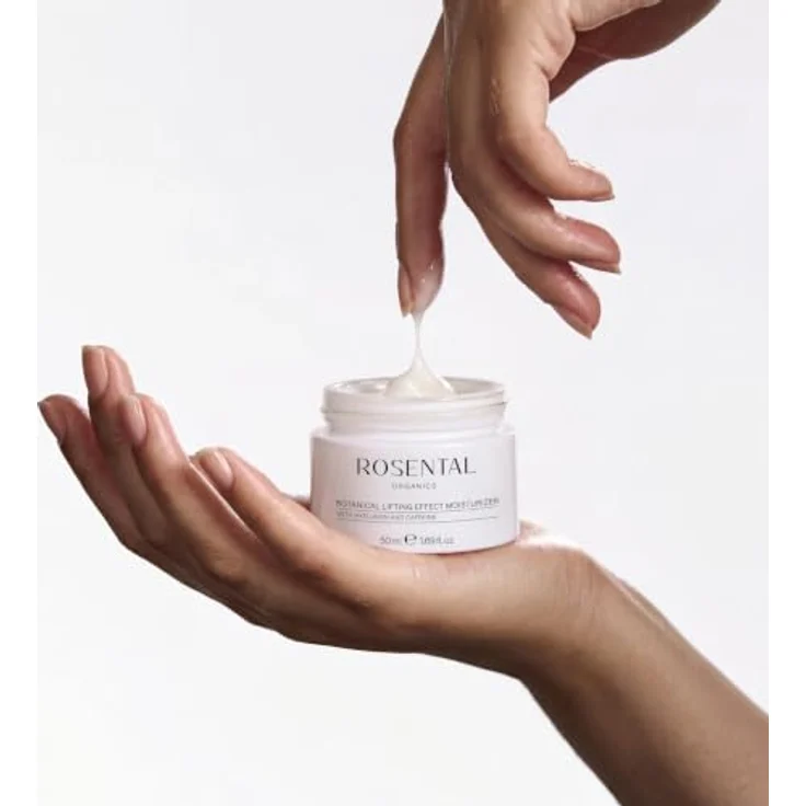 Rosental Organics Botanical Lifting Effect Moisturizer, Anti-Falten Tagescreme mit Hyaluron & Koffein, 50 ml – für glatter wirkende Haut mit Spilanthol & Szechuanpfeffer – Bild 4