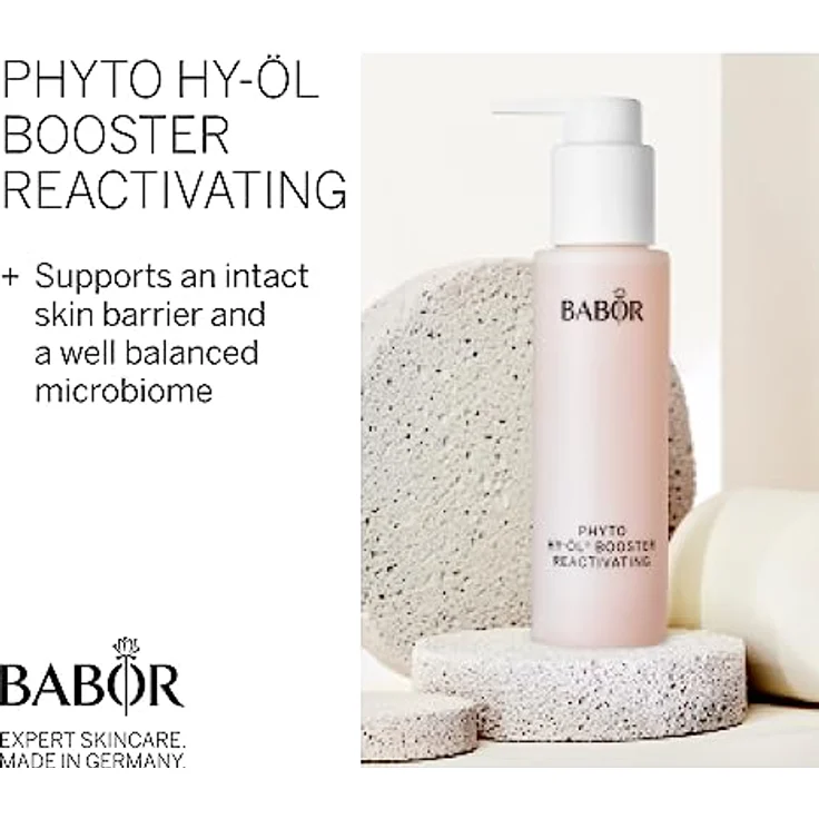 BABOR Phyto HY-ÖL Booster Reactivating für müde Haut, Gesichtsreiniger zur Anwendung mit Hy-Öl, Mit Weißem Tee und Ginseng, Vegane Formel, Phytoactive Reactivating, 1 x 100 ml – Bild 2
