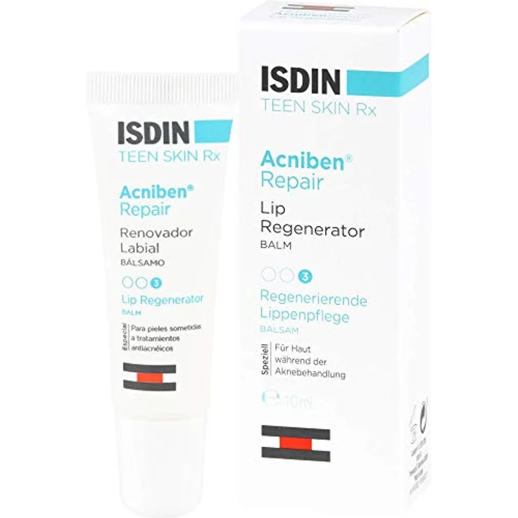 ISDIN Acniben Repair Lippenbalsam, 10ml, intensive Lippenpflege für beanspruchte Lippen – Bild 2