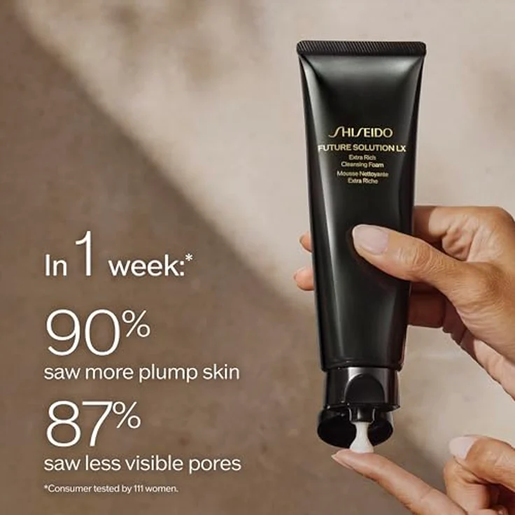 Parfums de Niche Shiseido Future Solution LX Reinigungsschaum, extra reichhaltig, 125 ml, Gesichtsreinigung – Bild 2