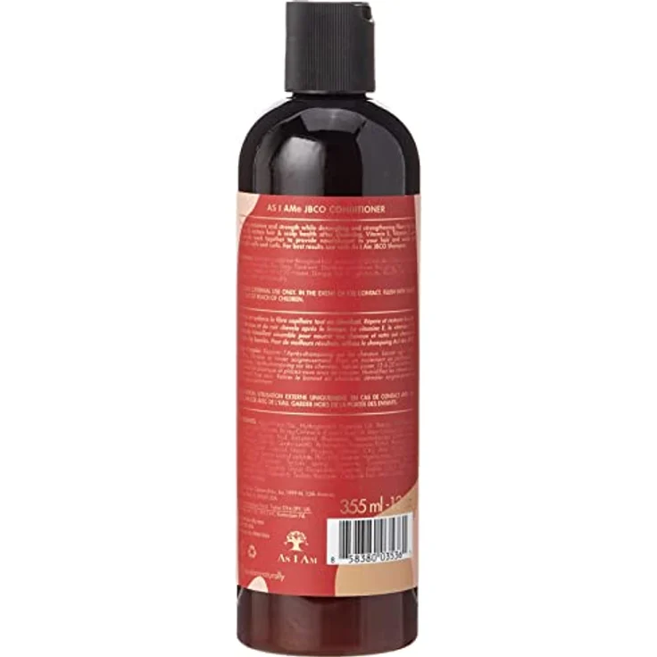 As I Am Jamaican Black Castor Oil Conditioner, 355 ml, für Restore & Repair Haarpflege – Bild 2