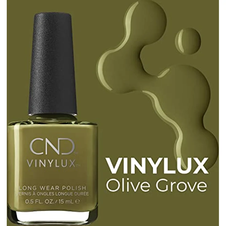 CND Vinylux - Langanhaltender Nagellack - Klassischer Nagellack - Olive Grove #403 15 ml – Bild 2