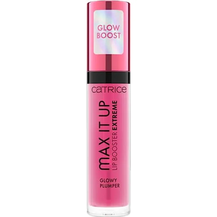 Catrice Max It Up Lip Booster Extreme, Nr. 040, Pink, pflegend, Extremes Volumen, Färbeeffekt, natürlich, glänzend, vegan, ohne Parabene, ohne Mikroplastikpartikel, Nanopartikel frei, 1er Pack (4ml)