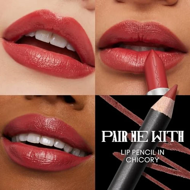 MAC Cosmetics Macximal Sleek Satin Lipstick 826 BRICK-O-LA, Warme Altrosa 3,5 g – Bild 3
