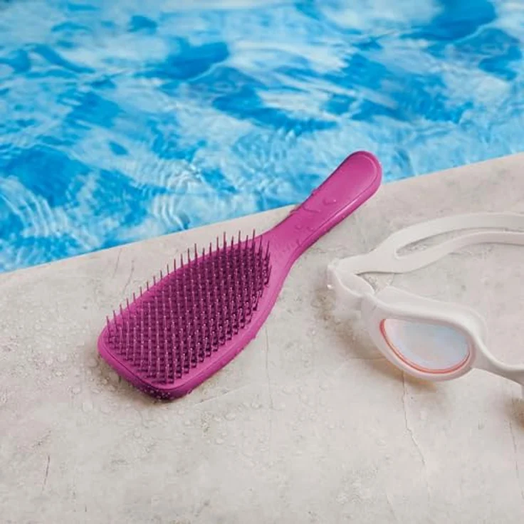 Tangle Teezer Ultimate Detangler Haarbürste für nasses und trockenes Haar, beseitigt Knoten und reduziert Haarbruch, elektrische Himbeere – Bild 5