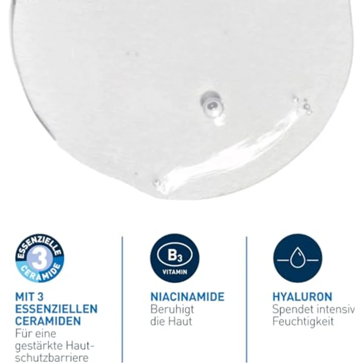 CeraVe schäumendes Reinigungsgel 473 ml für normale bis fettige Haut, reinigt ohne die Hautschutzbarriere anzugreifen – Bild 2