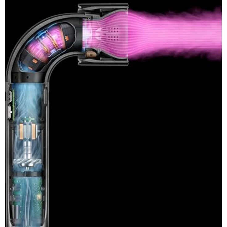 Dyson Supersonic r Haartrockner – Kompakt, leicht, intelligenter Temperatur-Schutz & personalisierte Aufsätze für glänzendes Styling – Bild 4
