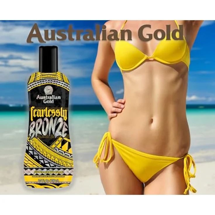 Australian Gold Fearlessly Bronze, Selbstbräuner 250ml für einen natürlichen, streifenfreien Teint – Bild 7