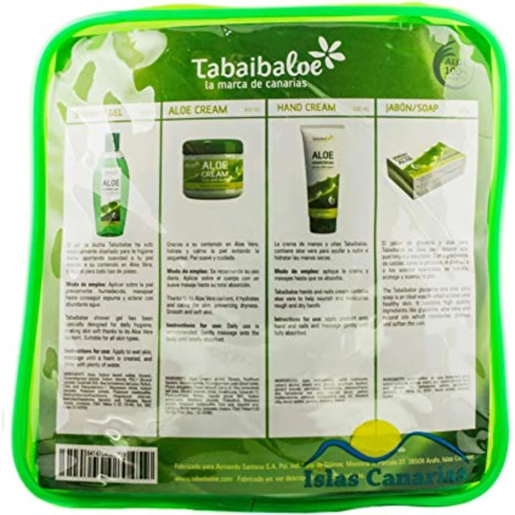 Tabaibaloe-Geschenk-Set Duschgel Face & Body Cream Handcreme Glycerin-Seife  – Bild 3