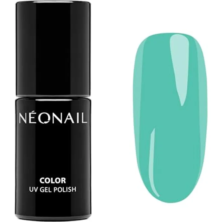 NÉONAIL UV Nagellack Aqua Siren, 7,2 ml mintgrün, stark pigmentiert, langanhaltend bis 21 Tage, aushärtbar in LED- oder UV-Lampe