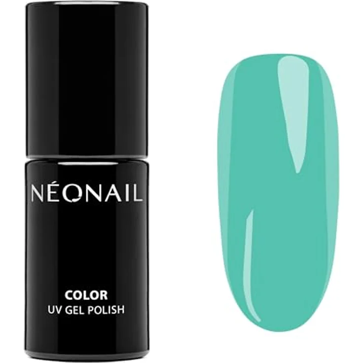 NÉONAIL UV Nagellack Aqua Siren, 7,2 ml mintgrün, stark pigmentiert, langanhaltend bis 21 Tage, aushärtbar in LED- oder UV-Lampe – Bild 1