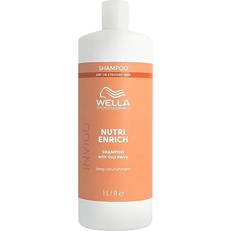 Wella Professionals Invigo Nutri Enrich Feuchtigkeitsshampoo – glättendes, intensiv nährendes Shampoo, 1 L