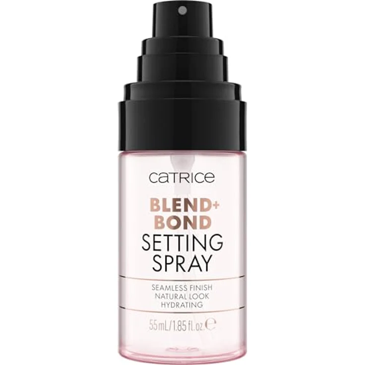 CATRICE Blend + Bond Setting Spray, feuchtigkeitsspendendes Fixing Spray mit Hyaluronsäure und Bio-Haferextrakt für ein natürliches, frisches Finish – Bild 1