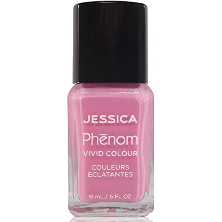 Jessica Phenom Vivid Colour Nagellack, 15 ml - 3-stufige Anwendung, hochpigmentierte Farbe ohne UV-/LED-Lampen erforderlich