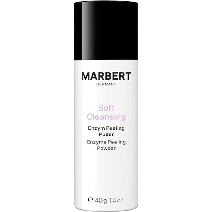 Marbert Cleansing Enzym Peeling Puder, sanftes Gesichtspeeling mit Papaya- und Ananasenzymen, 40 g