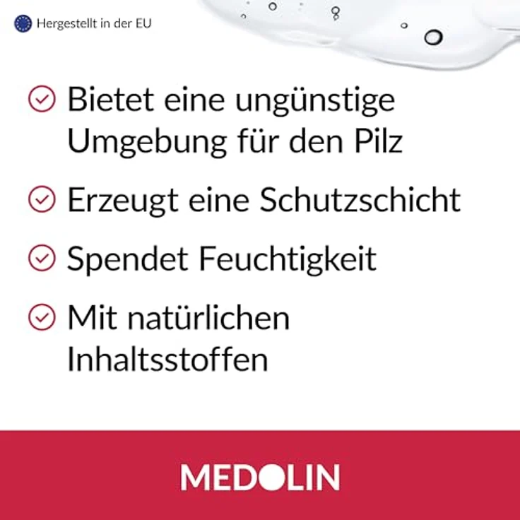 Medolin Fußpilzgel 30 ml, Creme gegen Juckreiz & unangenehme Gerüche, mit natürlichen Inhaltsstoffen, zertifiziertes Medizinprodukt – Bild 4