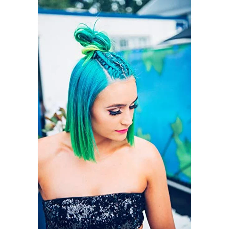 Manic Panic High Voltage Classic Atomic Turquoise, semi-permanente Haartönung mit cremiger Textur, vegan, 237 ml – Bild 7