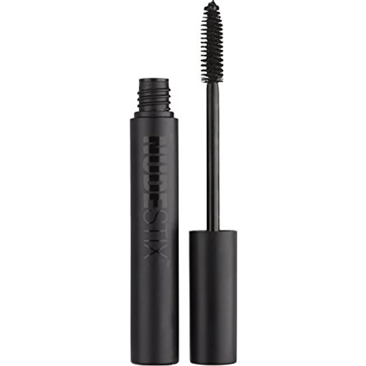 NUDESTIX Lash Lengthening Mascara, schwarze Wimperntusche für längere Wimpern, 8 ml