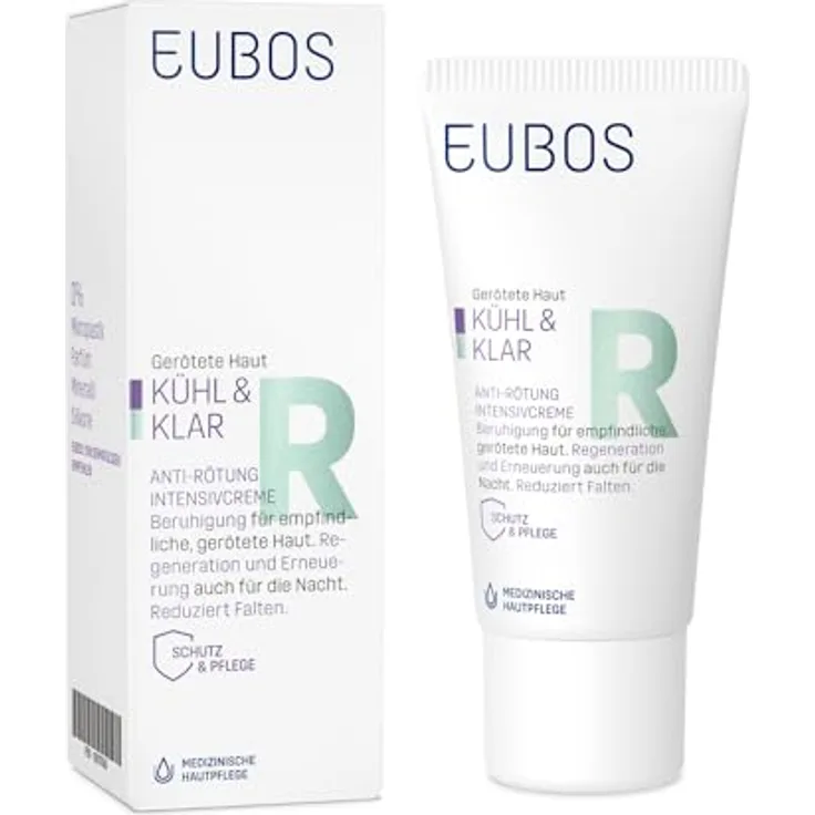 Eubos KÜHL & KLAR ANTI-RÖTUNG Intensivcreme 30ml, Reduziert Falten, Von Dermatologen empfohlen