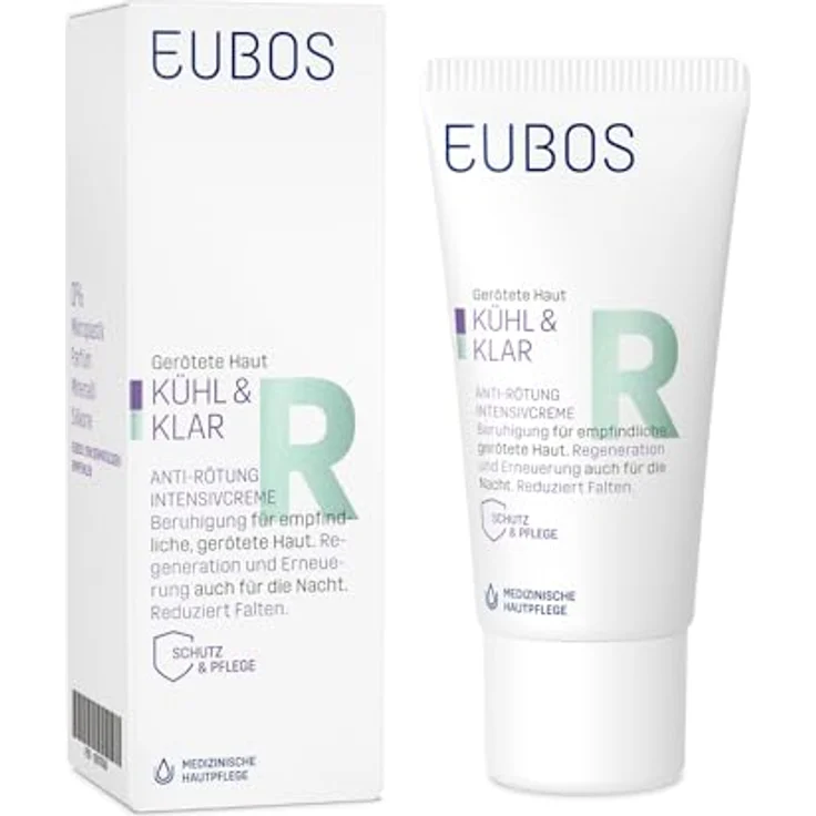 Eubos KÜHL & KLAR ANTI-RÖTUNG Intensivcreme 30ml, Reduziert Falten, Von Dermatologen empfohlen – Bild 1