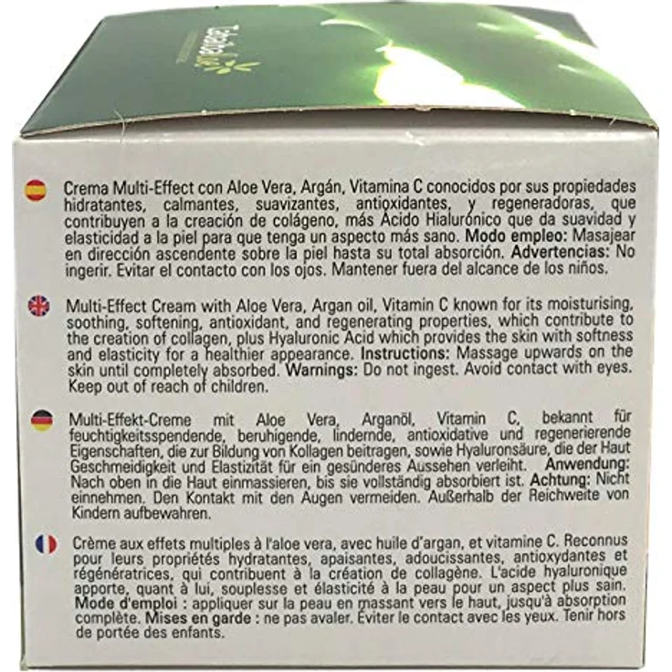 Tabaibaloe Aloe Vera Multi-Effect Gesichtscreme mit Vitamin C, 24h Pflege, 100ml – Bild 2