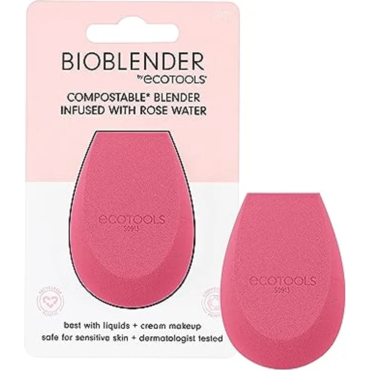 ECOTOOLS ROSE WATER BIOBLENDER ESPONJA DE MAQUILLAJE