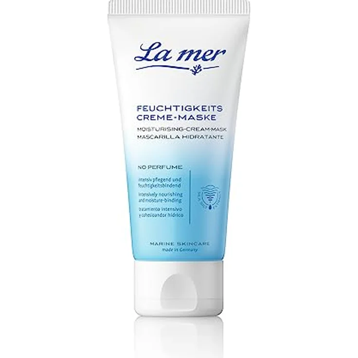 La mer Feuchtigkeits-Creme-Maske - Spendet intensiv Feuchtigkeit - Erhöht die Hautfestigkeit und reduziert die Ausprägung von Falten - Für ein geschmeidiges, glattes und weiches Hautgefühl - 50 ml