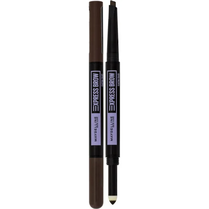 Maybelline Express Brow Satin Duo Augenbrauenstift Nr. 04 - Dark Brown