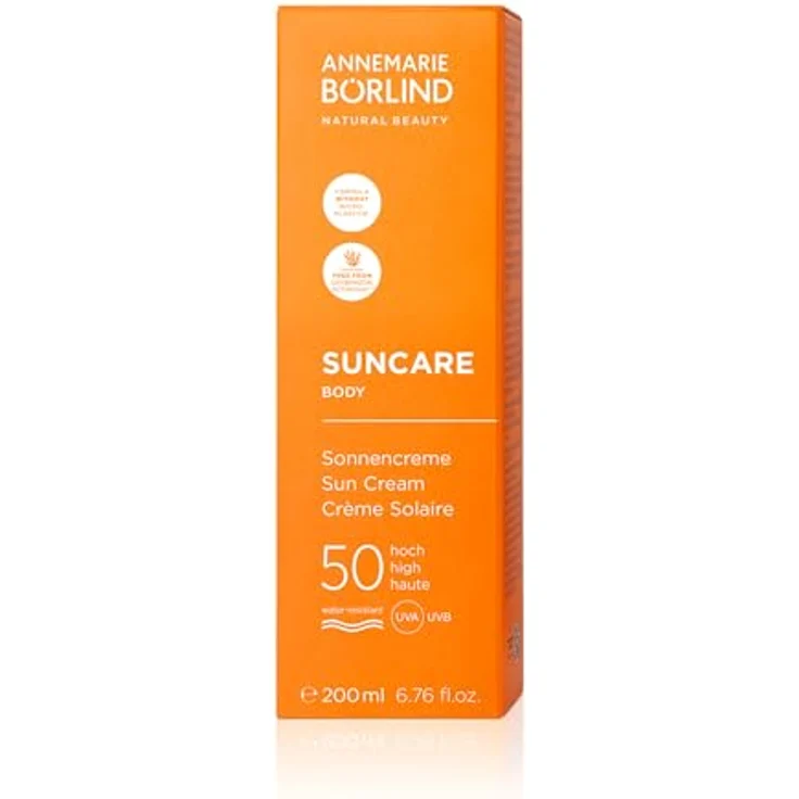 ANNEMARIE BÖRLIND SUNCARE BODY Sonnencreme LSF 50 (200 ml) - Klimaneutral, Made in the Black Forest, frei von Mineralölen, Silikonen und PEG - 200 ml – Bild 3