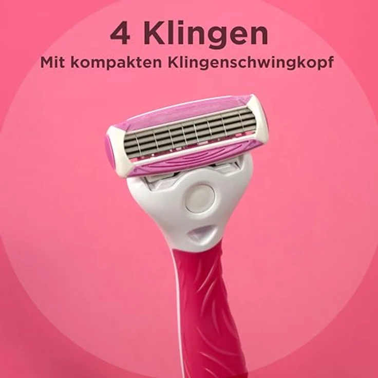 Wilkinson Sword Quattro for Women Rasierklingen für Damen Rasierer, 3 Stück – Bild 4