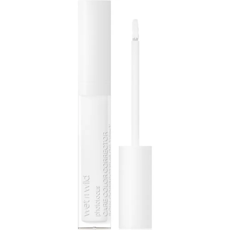 Wet n Wild Photo Focus Flüssig-Korrektor, hochpigmentierter Concealer für Damen in Farbton White, 3,3 ml