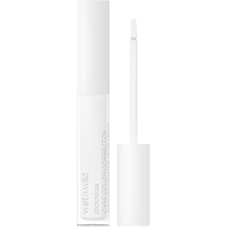Wet n Wild Photo Focus Flüssig-Korrektor, hochpigmentierter Concealer für Damen in Farbton White, 3,3 ml