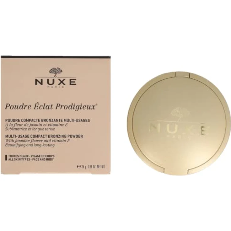 NUXE Prodigieux Poudre Eclat 01 Bronze 25 ml, Textur: Pudrig – Bild 4