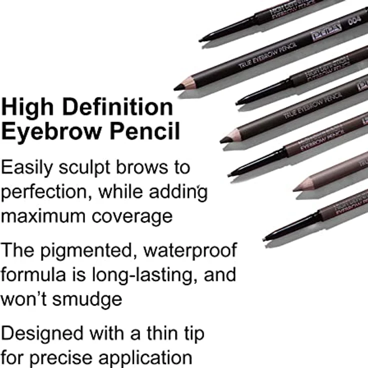 Pupa Augen Make-up High Definition Eyebrow Pencil 003 Dark Brown Augenbrauenstift 0,09 g, Farbton Braun – Bild 2
