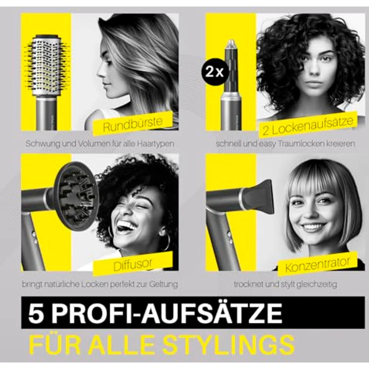 VITALmaxx Warmluftbürste, Hair Styler Flex in Farbe, WEEE-Reg.-Nr. DE 66809917 – Bild 4