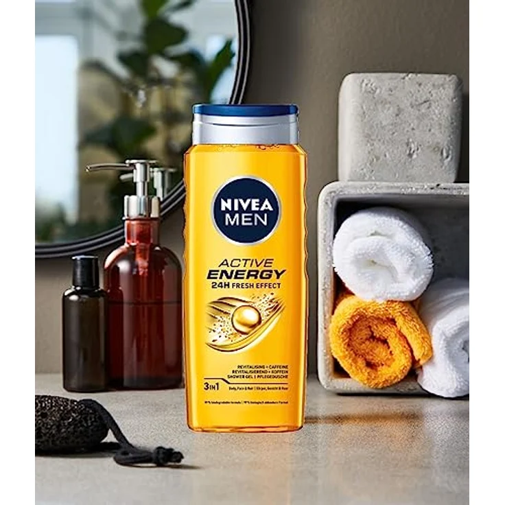 Nivea Men Active Energy 500ml Shower Gel for Men  – Bild 3