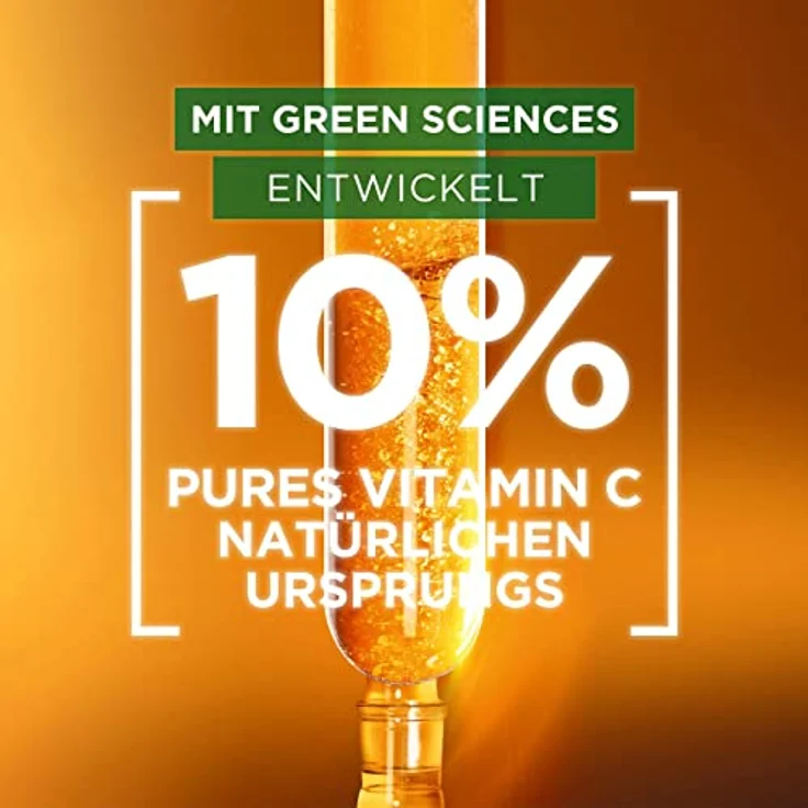 Garnier Glow Booster Nachtserum mit 10% purem Vitamin C & Hyaluronsäure, Brightening Night Serum, SkinActive, 30 ml – Bild 5