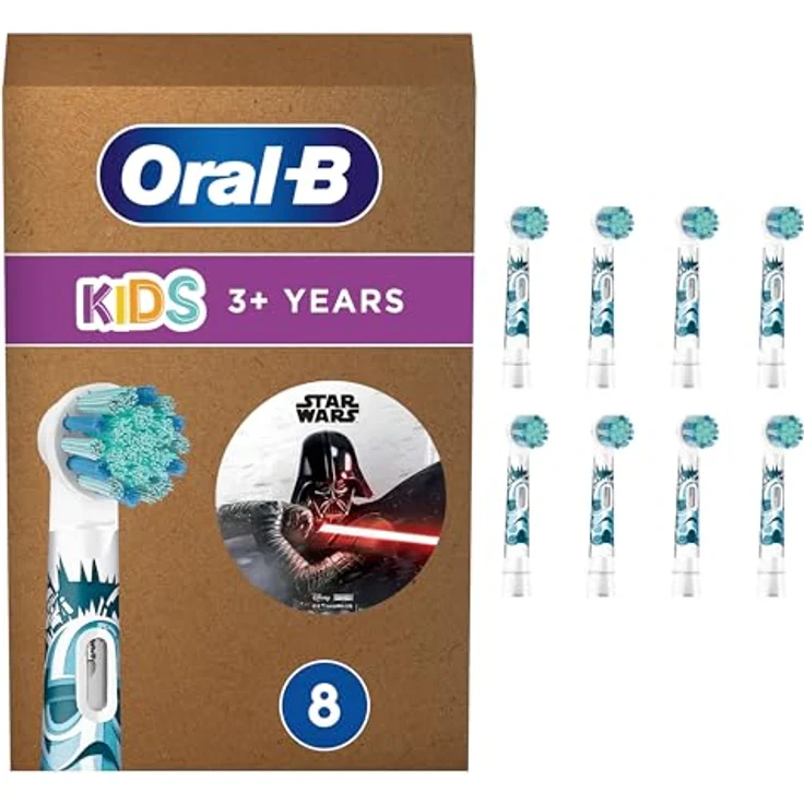 Oral-B Oral-B Kids Star Wars 8er Aufsteckbürste, weiß – Bild 2
