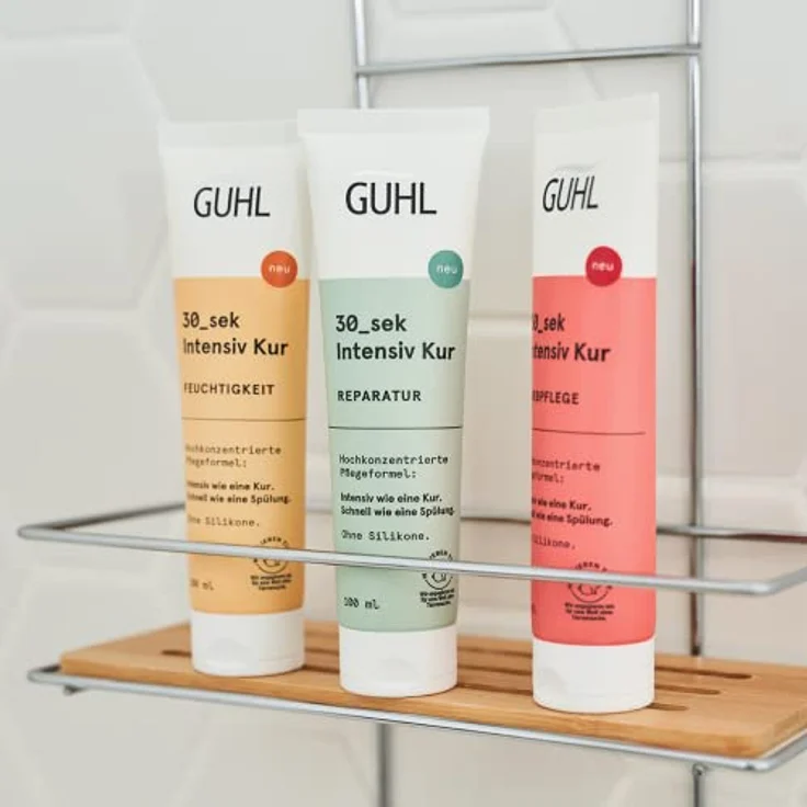 Guhl 30_sek Intensiv Kur - Feuchtigkeit - 100ml - Hochkonzentrierte Pflegeformel - Intensiv wie eine Kur - Schnell wie eine Spülung - Ohne Silikone – Bild 5