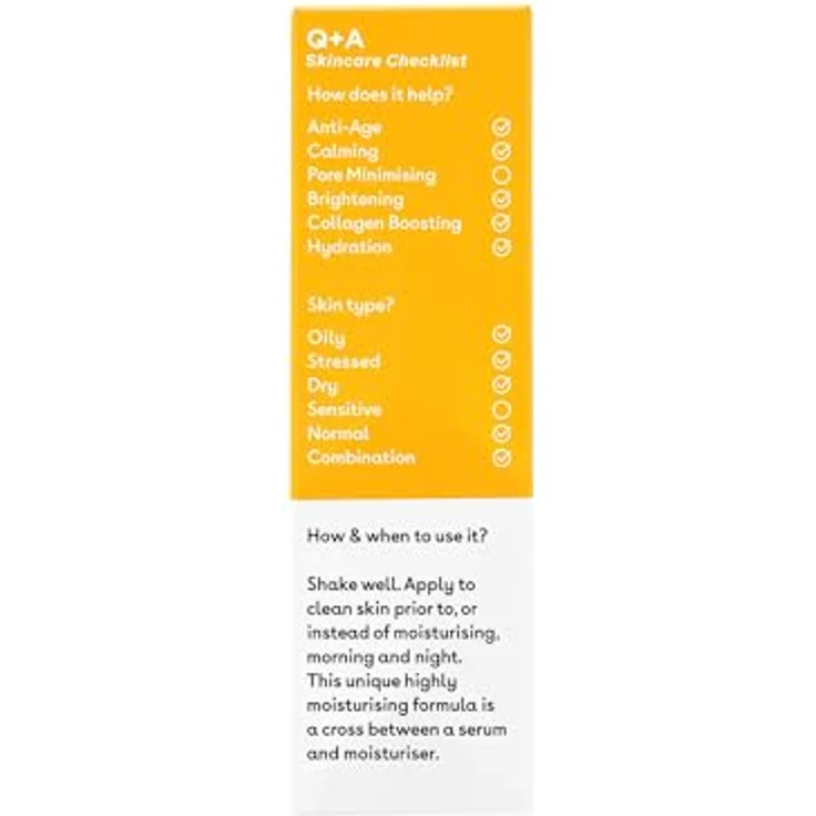 Q+A Vitamin c Brightening Serum Gesichtsserum für strahlende Haut 30 ml – Bild 3