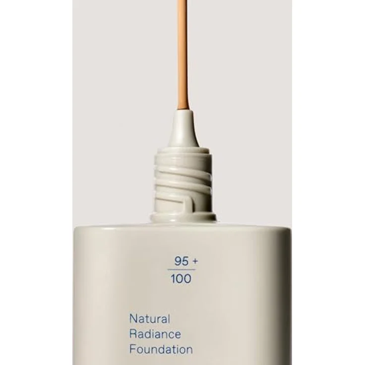 KORRES Natural Radiance Foundation Light 01, mittlere Deckkraft mit Pfingstrosen-Blütenextrakt, vegan, 30 ml – Bild 5
