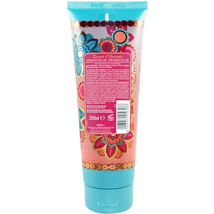 TESORI D’ORIENTE Cremedusche 'Ayurveda', 250 ml, aromatisches Duschgel mit Amla-Frucht und Patchouli, Duschcreme zur Körperpflege, Wellness-Ritual für Körper & Sinne – Bild 2