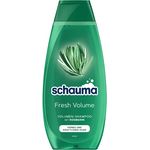Schauma Volumen-Shampoo Fresh Volume (400 ml), Haarshampoo erfrischt und kräftigt den Haaransatz, Shampoo für feines und kraftloses Haar, mit Rosmarin
