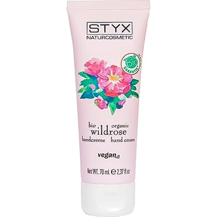 STYX Wildrose Handcreme, 70ml, zertifizierte Naturkosmetik mit BIO Wildrosenöl, vegan, tierversuchsfreies Produkt aus Österreich – Bild 1