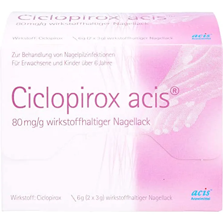 Ciclopirox Acis 80 mg/g wirkstoffh. Nagellack